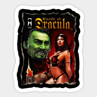 CASTLE OF DRACULA by Burcham Sticker